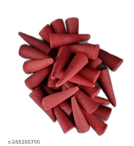 Rose Raw Dhoop Cones